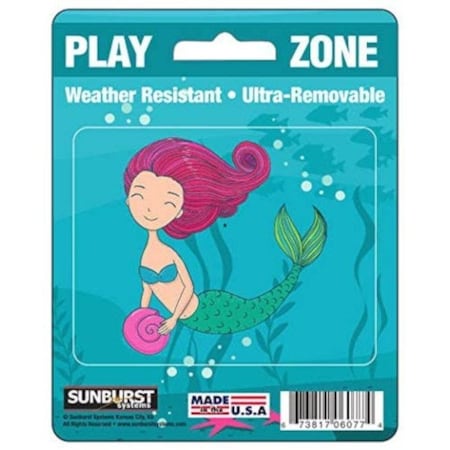 Decal Play Zone Michelle Seashell 4 In X 5 In